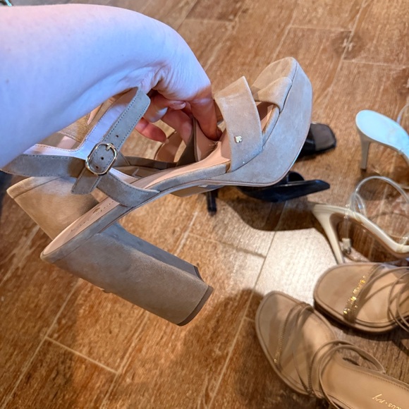 Designer Shoe Lot Bundle Size 11 Schutz Steve Madden Sam Edelman Heel Mules - Picture 3 of 5